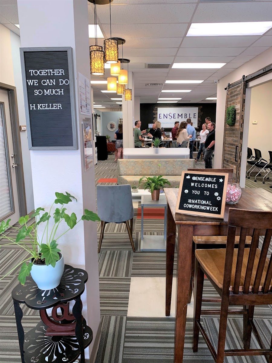 A quiet corner with a comfortable chair at Ensemble Coworking