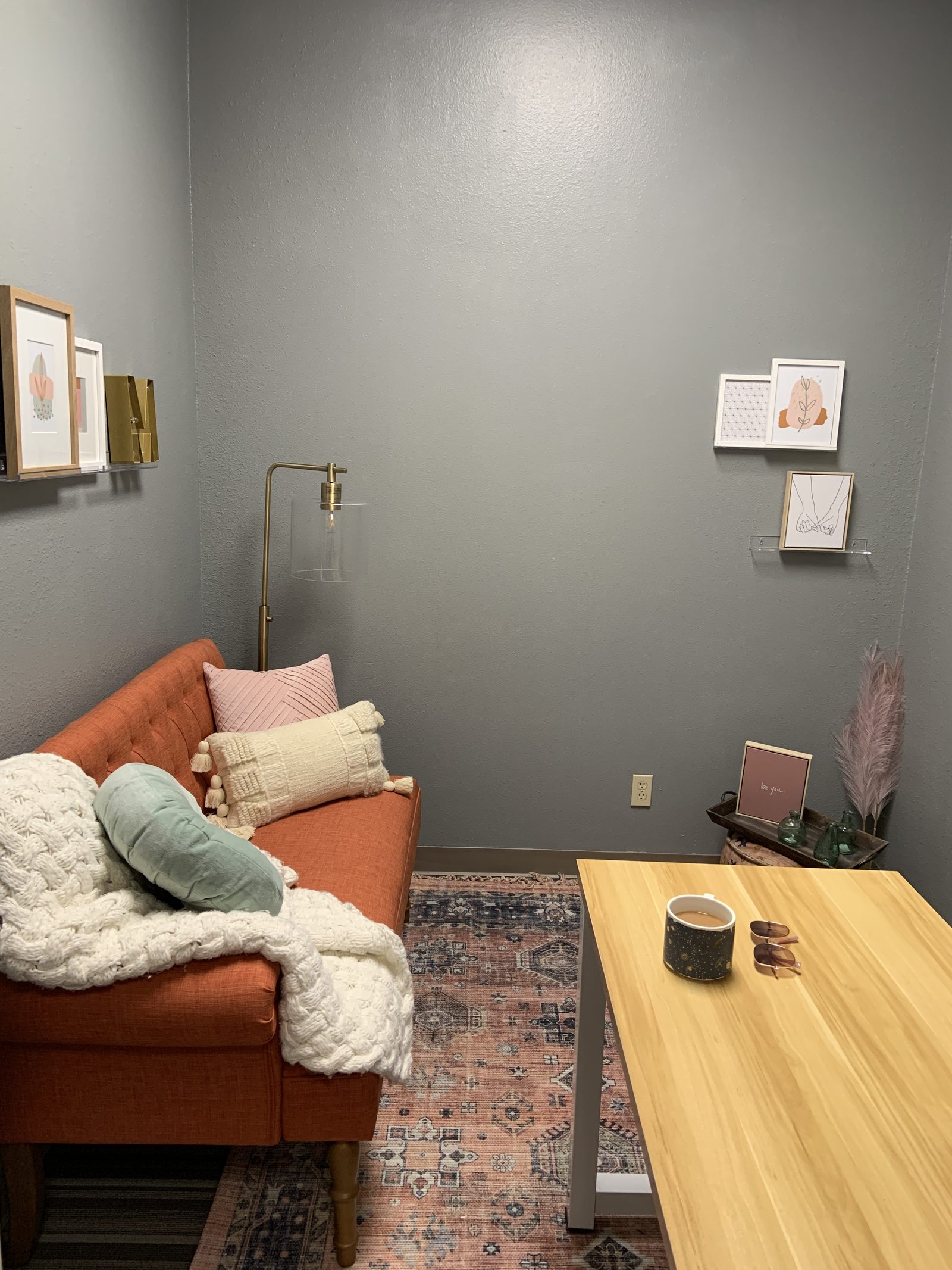 Furnished private office with sofa at Ensemble Coworking Fort Worth